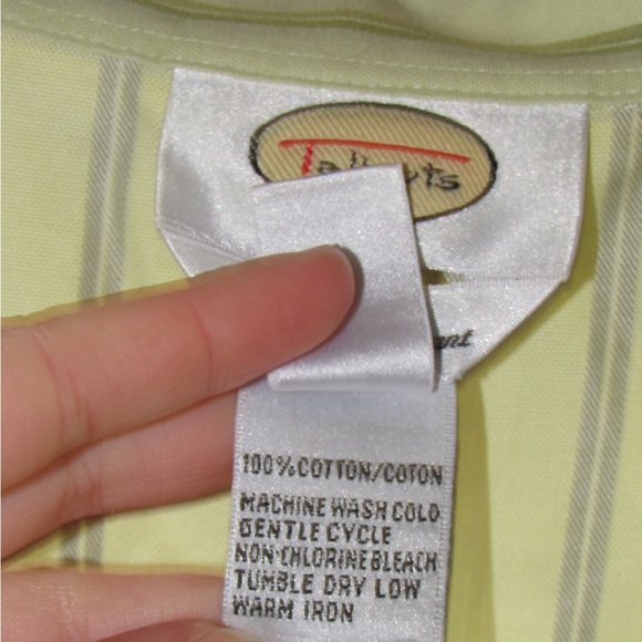 Talbots Cotton Long-Sleeve Button-Down - Picture 4 of 4